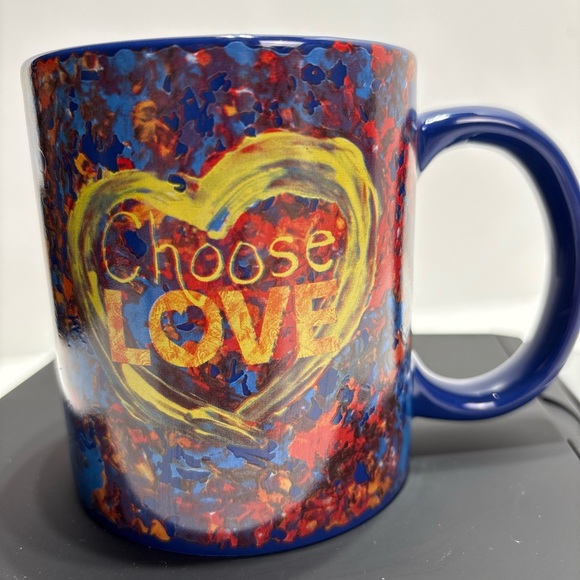 Colorful 'Choose‎ Love' Mug - Picture 1 of 6